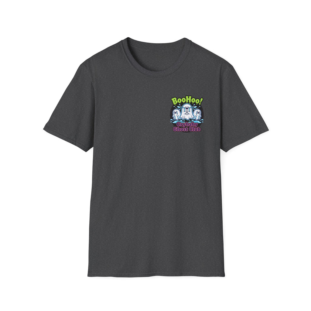 Ghost Club Tee — "BooHoo!" Haunted Crew Graphic T-Shirt