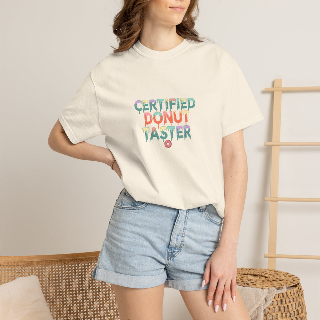 Certified Donut Taster T-Shirt — Funny Food Lover Tee