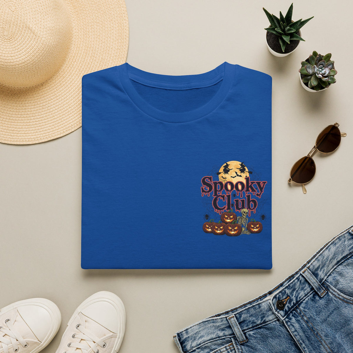 Spooky Club T-Shirt — Halloween Pumpkin Graphic Tee