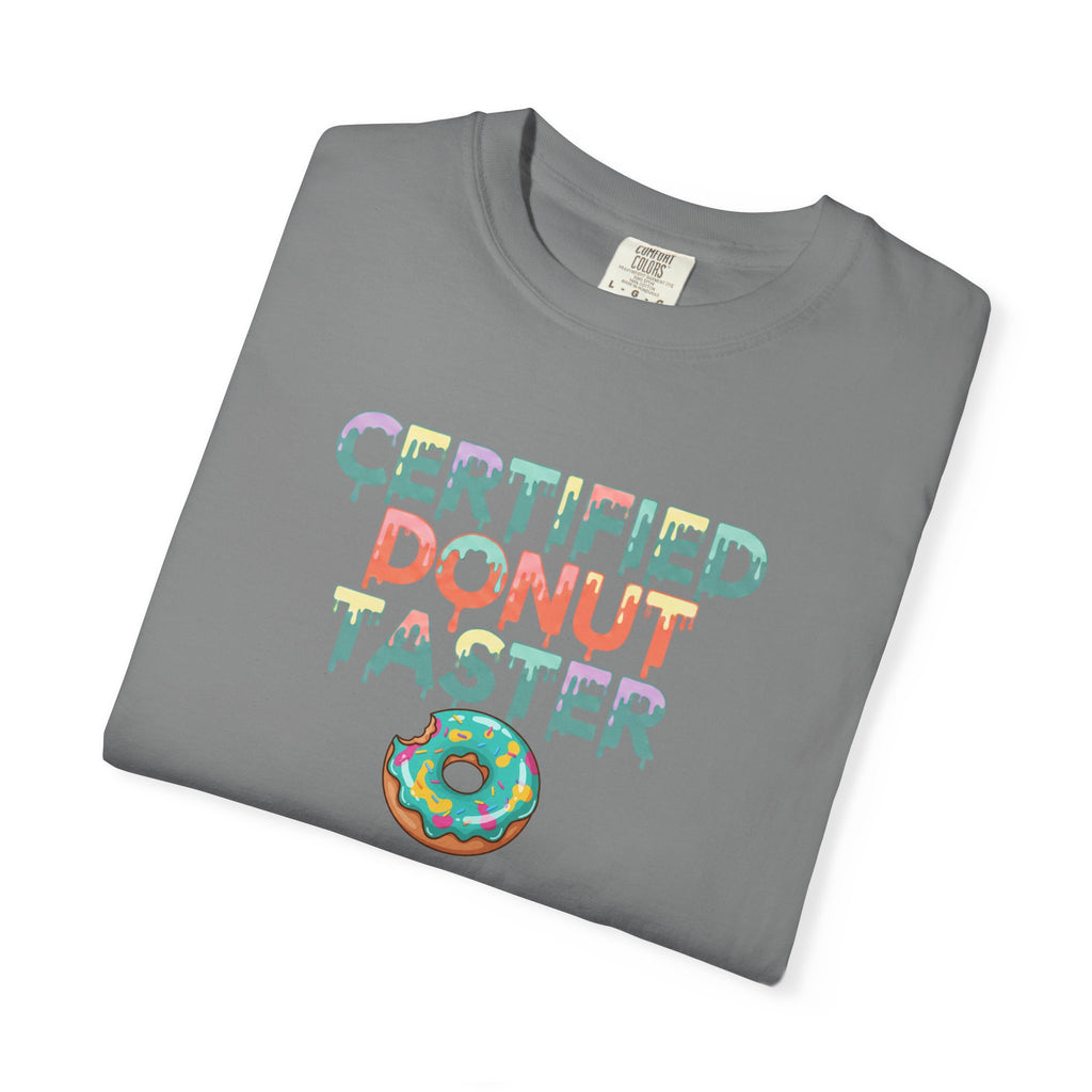 Certified Donut Taster T-Shirt | Funny Food Lover Tee | Cute Bakery Gift for Her