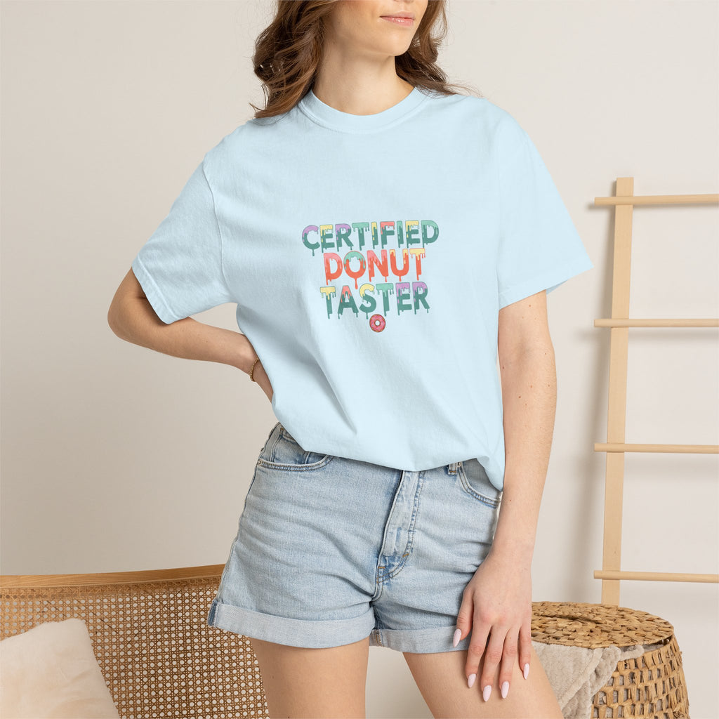 Certified Donut Taster T-Shirt — Funny Food Lover Tee