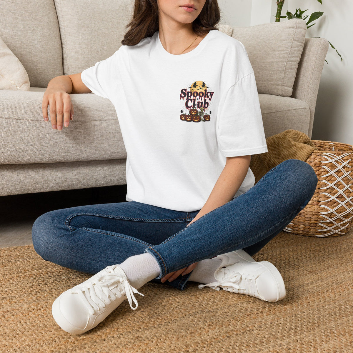 Spooky Club T-Shirt — Halloween Pumpkin Graphic Tee