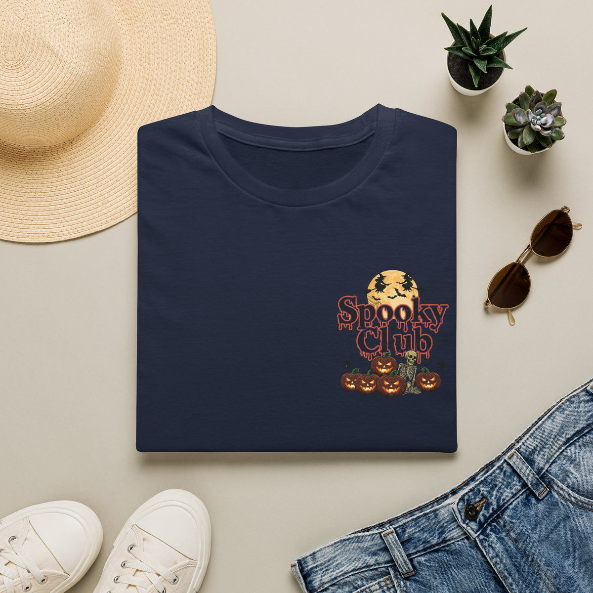 Spooky Club T-Shirt — Halloween Pumpkin Graphic Tee