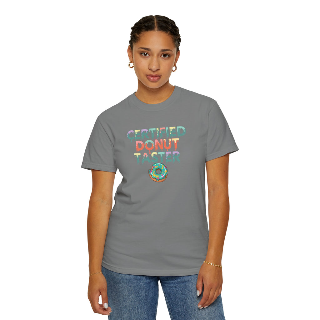 Certified Donut Taster T-Shirt | Funny Food Lover Tee | Cute Bakery Gift for Her