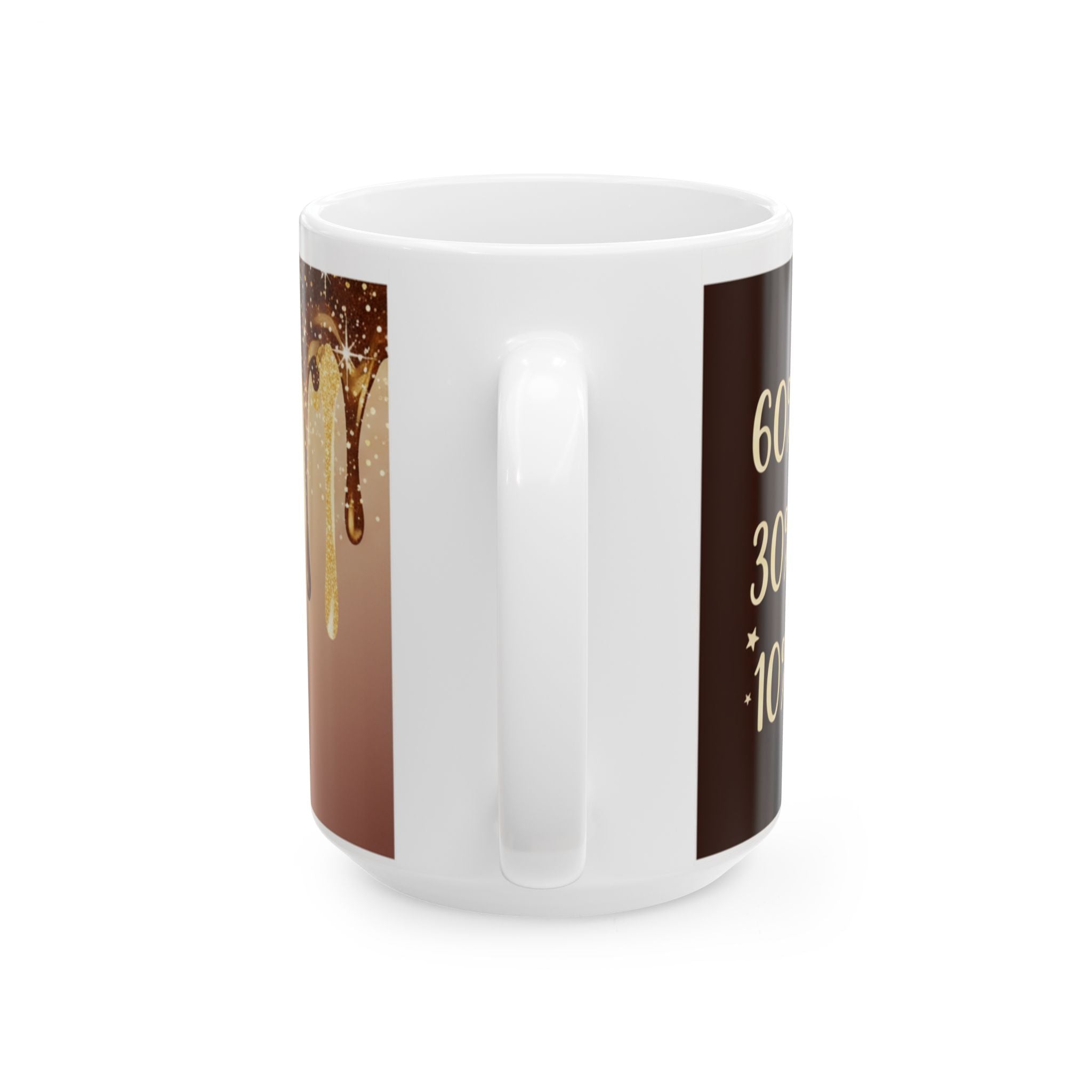 Coffee, Sarcasm & Sparkle Ceramic Mug – Funny Drip Coffee Quote Mug (11oz/15oz)