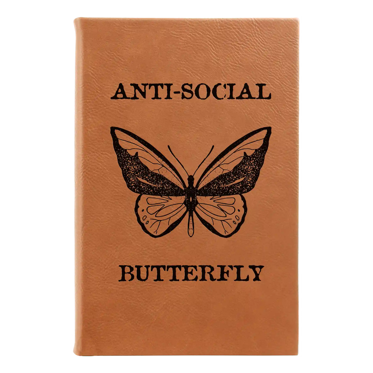 Anti-Social Butterfly Leatherette Journal (small) | Rawhide