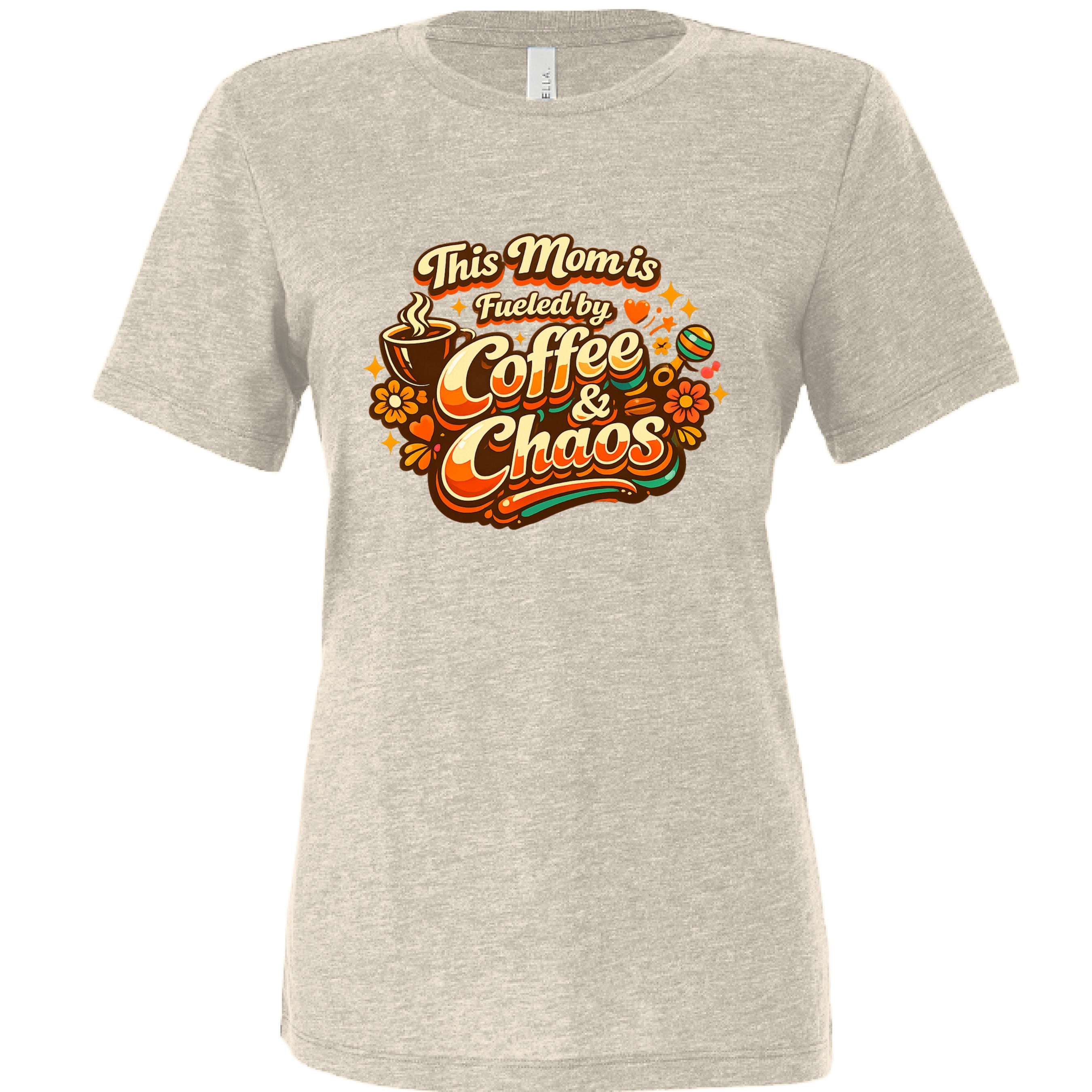 This Mom Runs on Coffee — Relaxed Triblend Tee