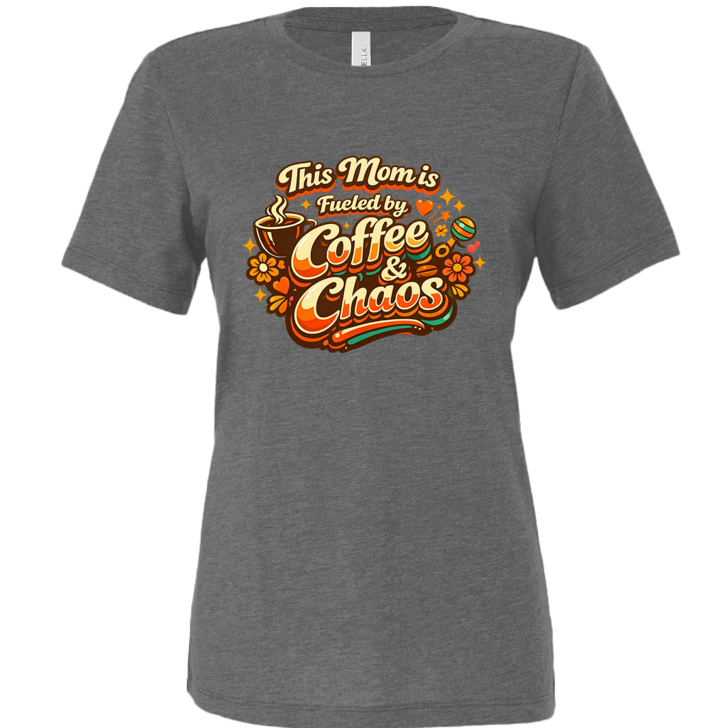 This Mom Runs on Coffee — Relaxed Triblend Tee