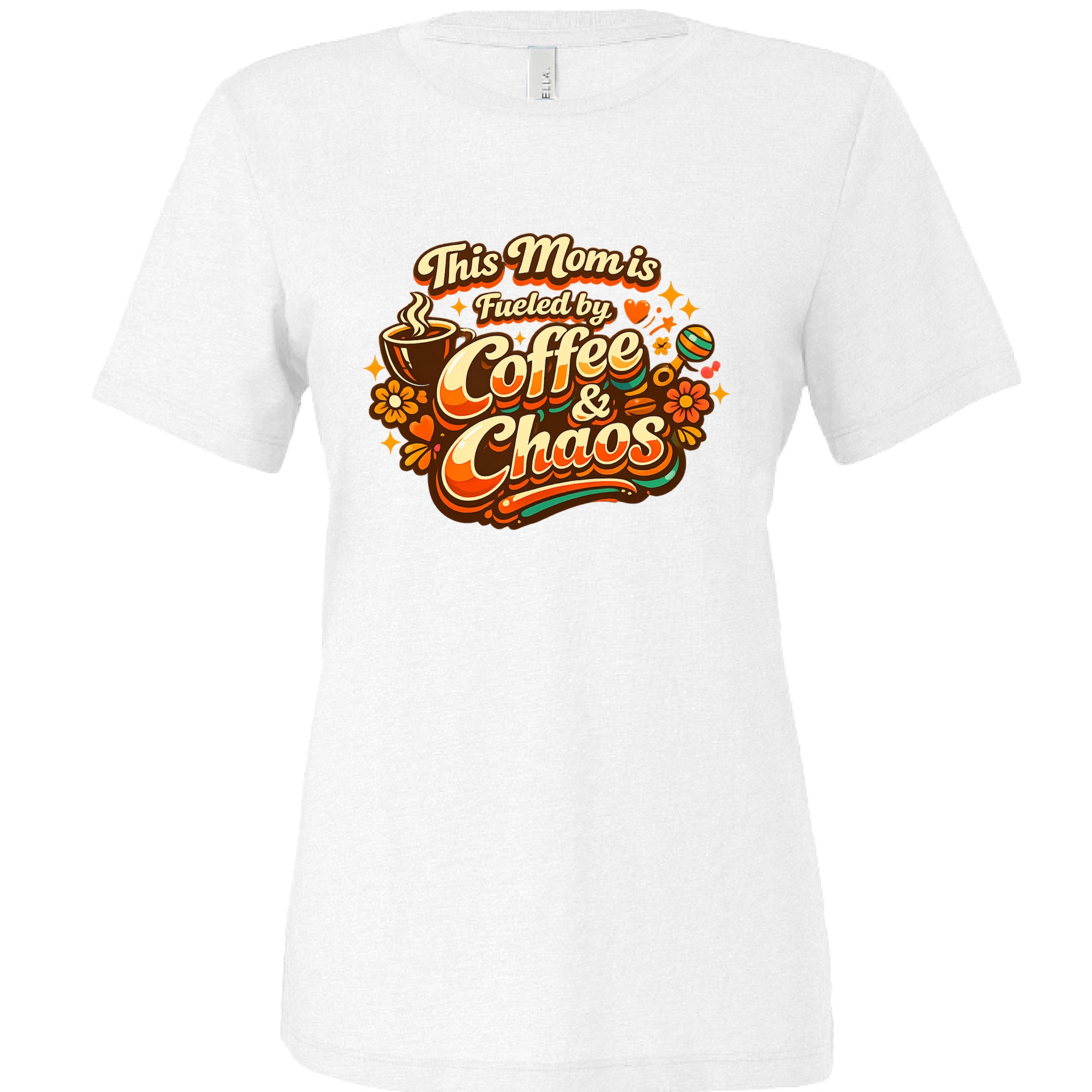 This Mom Runs on Coffee — Relaxed Triblend Tee